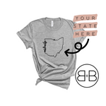 Midwife State Shirt - Birth and Babe Apparel